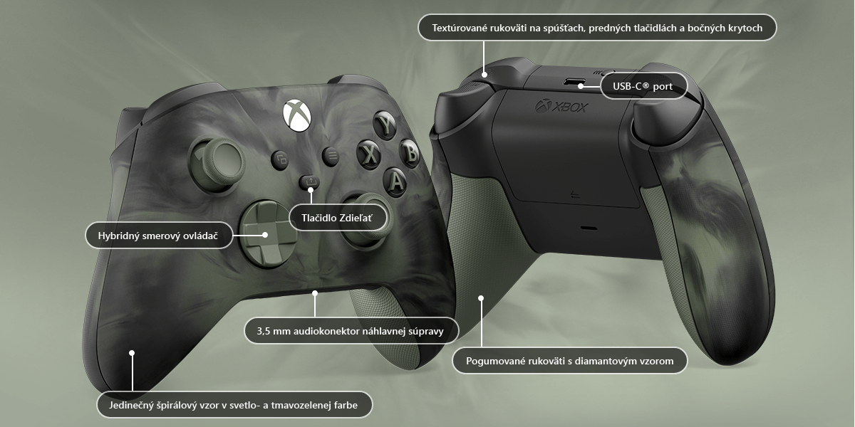 Gamepad Xbox Wireless Controller Nocturnal Vapor Special Edition